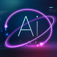 Logo Intelligence Artificielle (IA) / Wooflash
