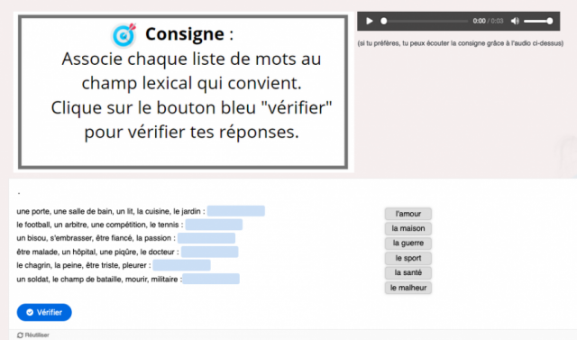 Image montrant un exemple de contenu interactif H5P