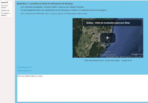 Réponse rédigée test Éléa