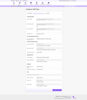 Espace privé - Configuration du site