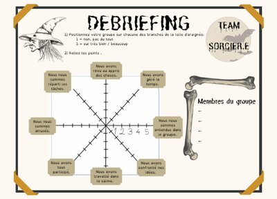 Document présentant un diagramme-radar