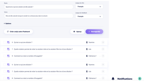 Capture de l'interface de Wooflash