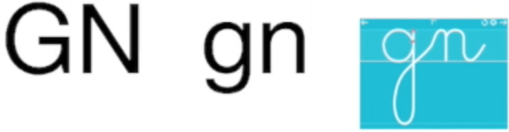 Différentes écritures du son [gn]